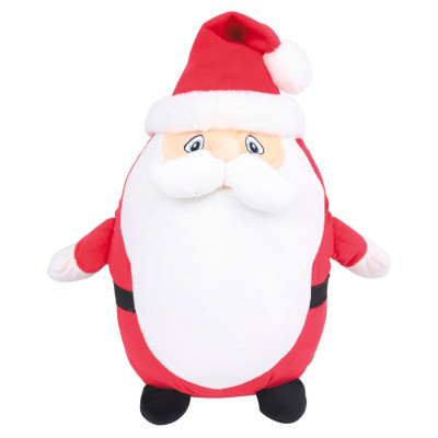 Pai Natal de peluche com fecho